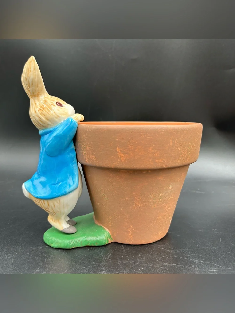 Beatrix Potter Peter Rabbit Teleflora Flower Pot Planter 2000 Ceramic Decor